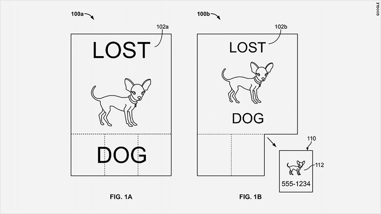 CNN's tweet photo. A Google patent reveals an idea for something tearable: Screens you can rip https://t.co/Evjhz2YQPn https://t.co/IK2opLeyo3