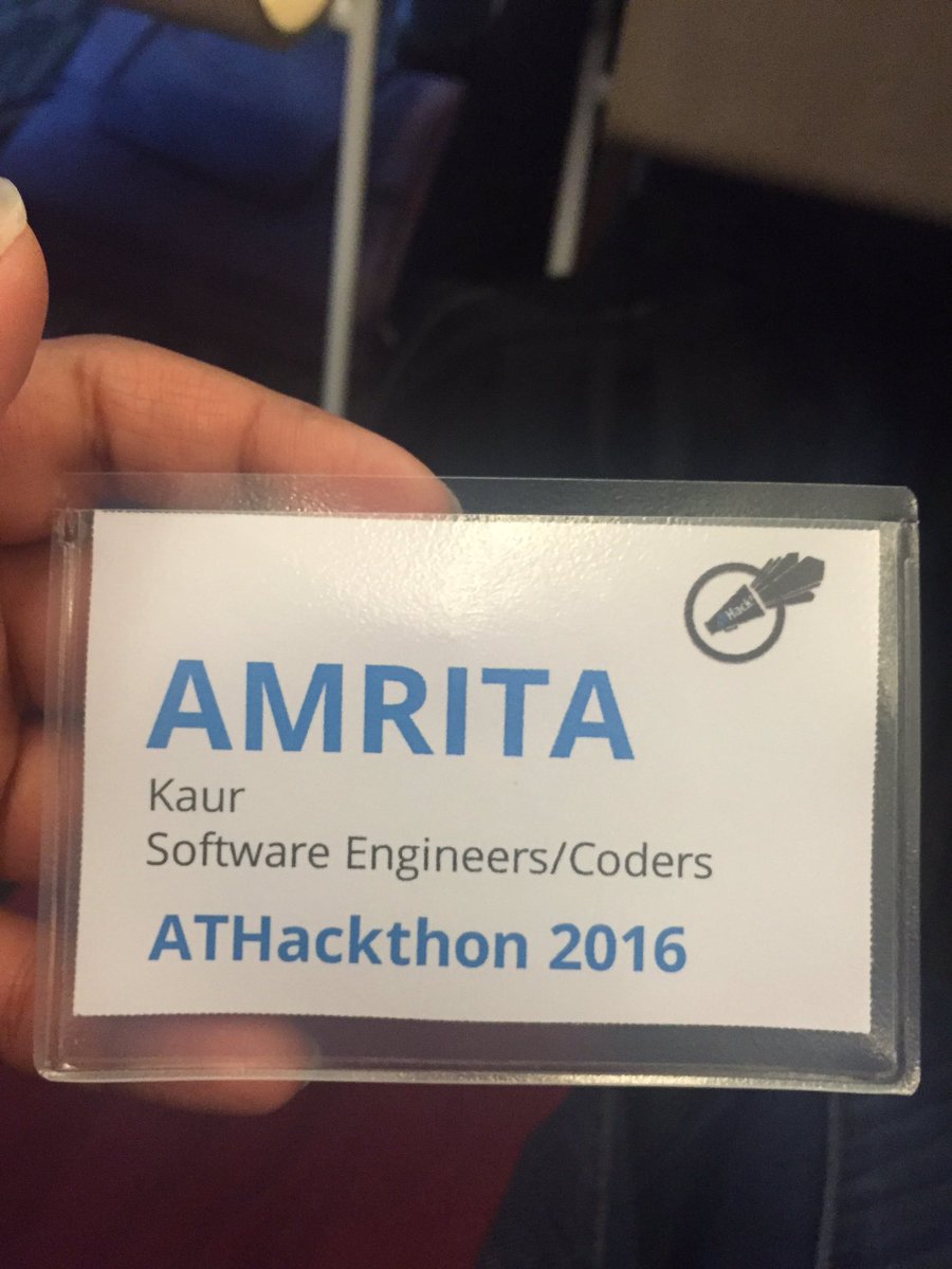 AmritaKaurC's tweet image. #athack #athackathon #firsthackathon