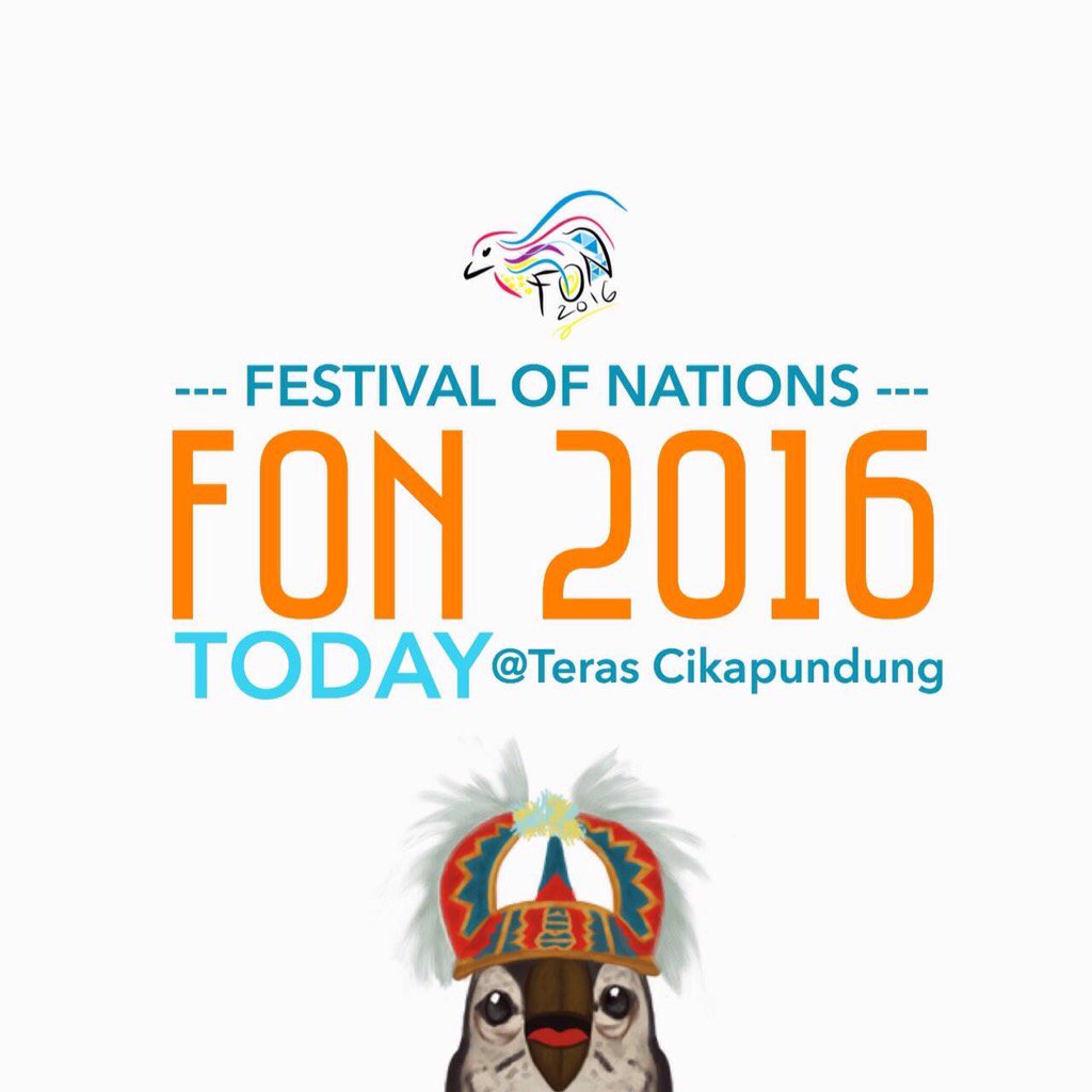 THIS IS THE DAY!
Come to Festival of Nations 2016 at Teras Cikapundung, Bandung. Open gate 12.00pm. Have fun!
