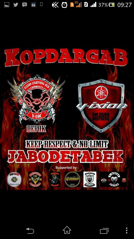 Agenda malam ini : Kopdargab All Vixion Jabodetabek..#blarrr
