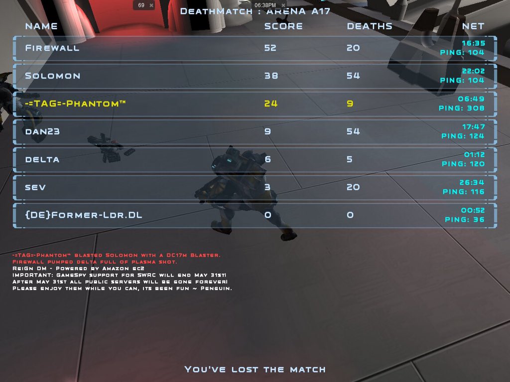 WNxChris's tweet image. Some pub games with high ping #RepublicCommando #RepCom #SWRC
