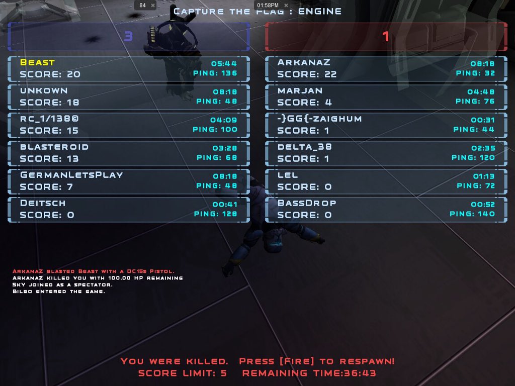 WNxChris's tweet image. Some pub games with high ping #RepublicCommando #RepCom #SWRC