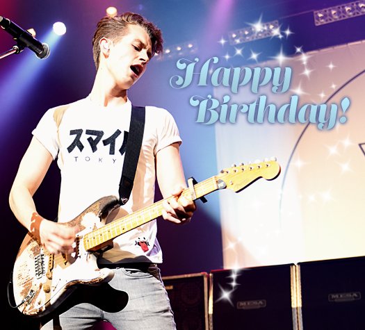 TheVampsbandjp's tweet photo. 今日はジェイムズの22歳の誕生日。おめでとう！Happy Birthday！ 🎂 🎉 https://t.co/2beFwU7Wo6