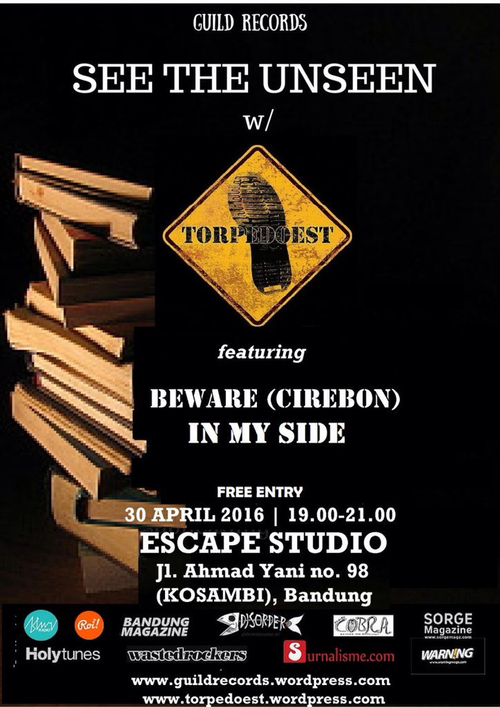 BewareCrust's tweet photo. Tonight, "See The Unseen" on escape studio , Burn!!  @torpedoest @inmyside_noise @escapebandung https://t.co/nKqYNmc562