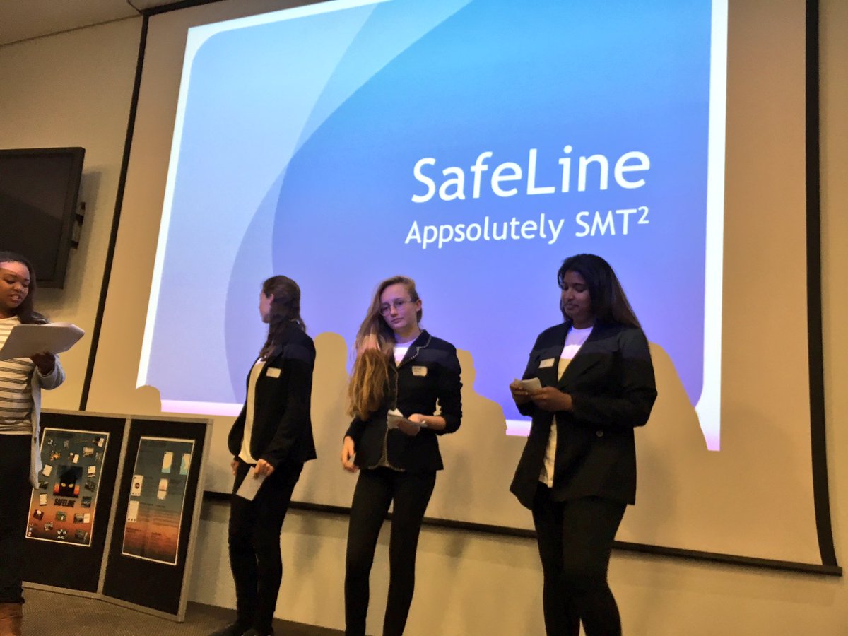 NwabisaMayema's tweet photo. Third pitch at the #GirlHypeTech Technovation challenge. Third pitch that addresses crime @SiliconCape https://t.co/pUtGTN3ZZp