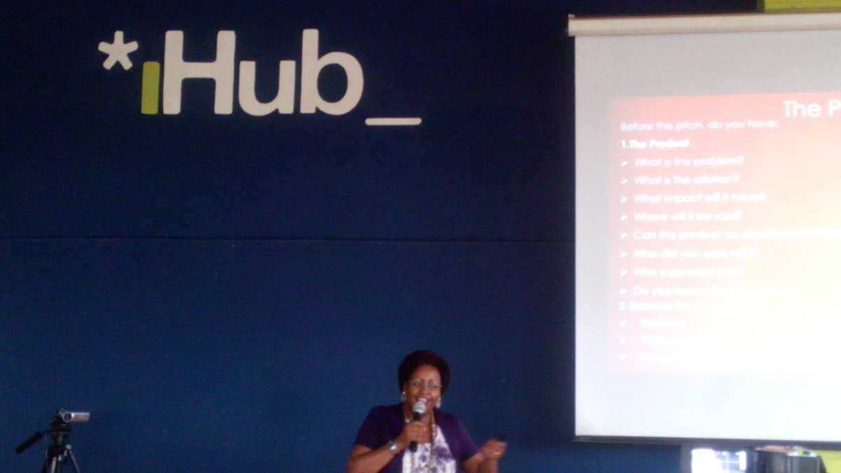 MsajiliMobile's tweet photo. Rehearse for your pitch #EntrepreneursForum @iHub with @miriamrahedi https://t.co/mETriHcGgp
