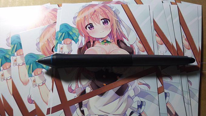 コミ1新刊特典のポストカードとどきました。なので 