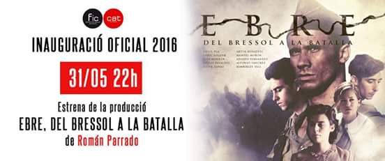 31st May, Roda de Bara, north of Tarragona. Catalan Premiere of "Ebre, del bressol a la batalla".