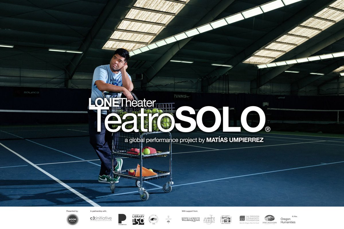 TeatroSOLO open in Portland! Buy your ticket now for this weekend in web.ovationtix.com/trs/cal/34673