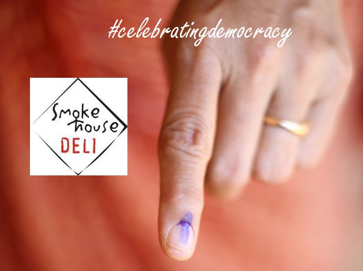 SHDKolkata's tweet photo. Post poll session visit us...show us your ink mark and enjoy complimentary #shooter  #celebratingdemocracy https://t.co/iQKgWbb7Ue