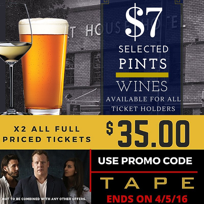 x2 Tickets for $35 plus $7 pints of beer / $7 house wine for all Tickets holders
#melbourne <a href="/tchonerrol/">the courthouse hotel</a>