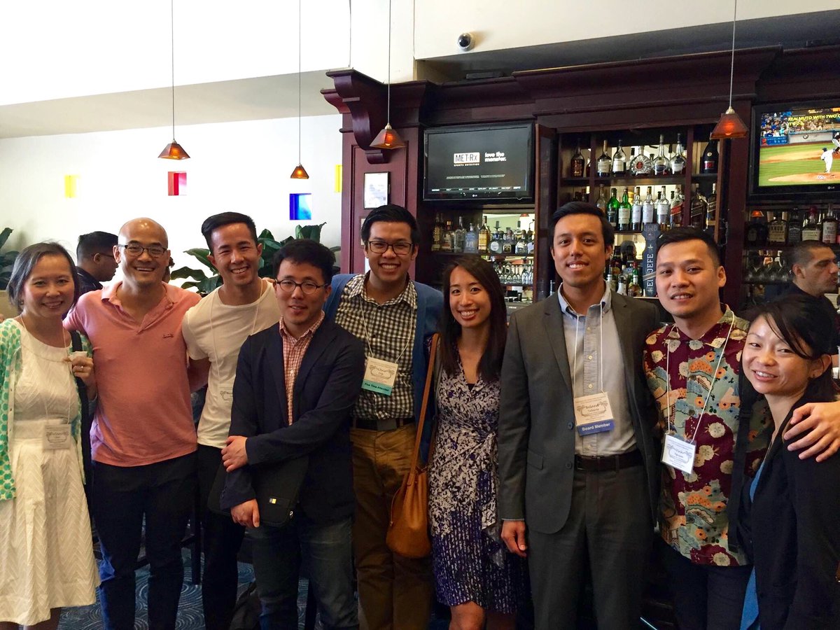 VergeGA's tweet photo. Reunion of the PSU Asian Studies Summer Institute cohort (minus Cheryl Naruse &amp; Sunny Xiang) at #AAAS2016! https://t.co/9dapvLLR5e