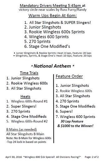 HamlinSpeed's tweet photo. Notice Wingless 600s- Warm Ups moved up to 4th group out! Download pics! $1k Special to Win up next!  #HamlinStyle https://t.co/t6NDf1hUVC