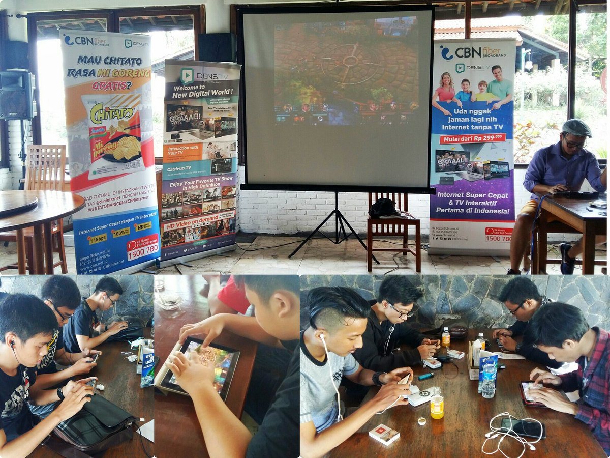NiaCBN's tweet photo. @CBNinternet jadi support internet "Tournament &amp; Gathering Vainglory" di @KedaiKopiChang Puri Avia Puncak lho !! https://t.co/abWC6wQLcC