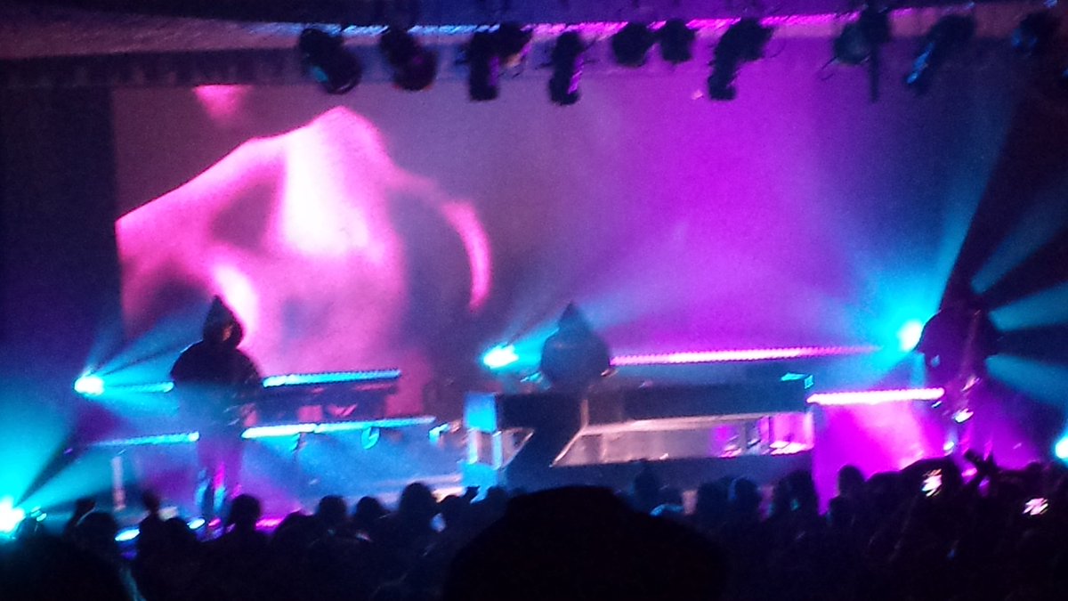 ZHU is amazing so far. Loving the live bass guitar & sax! #TheShowbox