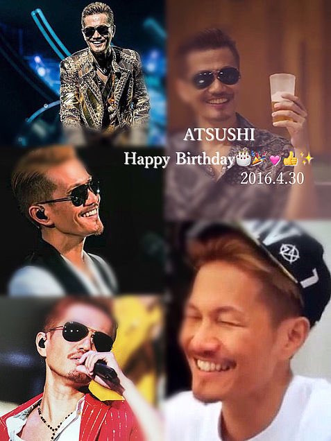 ldh_kkk's tweet photo. ATSUSIハッピーバースデー🎂🎊
トロンってとけちゃうような声と、笑顔にはやられちゃいます💓ほんと大好き😘がんばってね😁
#ATSUSI https://t.co/vPRPYFzmi8