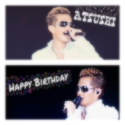 ldh_kkk's tweet photo. ATSUSIハッピーバースデー🎂🎊
トロンってとけちゃうような声と、笑顔にはやられちゃいます💓ほんと大好き😘がんばってね😁
#ATSUSI https://t.co/vPRPYFzmi8