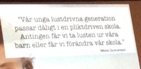 pedagogmarie's tweet image. Ett av de absolut viktigaste budskapen, Micke Gunnarsson SETT 2016. Hur har vi det i förskolan?