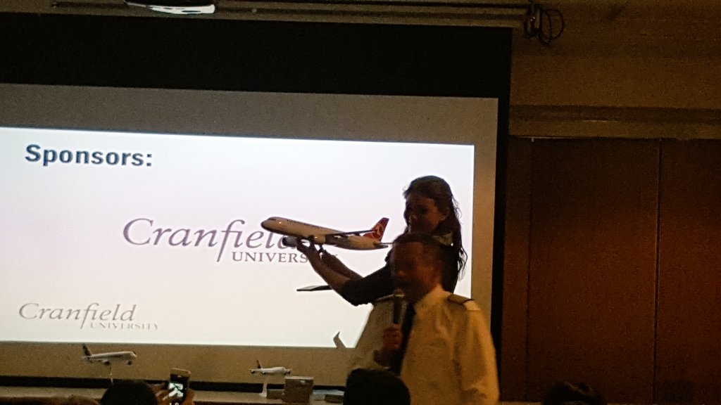 Brabazon2's tweet photo. @CranfieldCATM @CranfieldSAIC students raised nearly £3800 in auction for Aviation Without Borders last night. https://t.co/sTsYEB7gfV