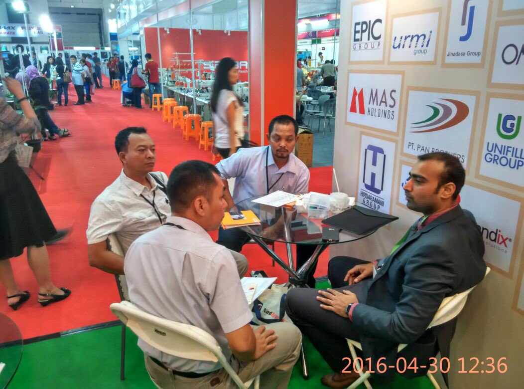 threadsol's tweet image. #Garment manufacturers understand the need of an hour to #savefabric...
PT sports glove at #indointertex hall A3 #17