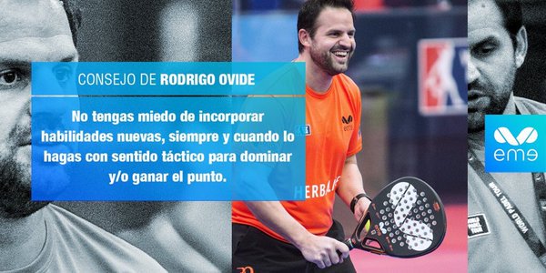 entrenadoresWPT's tweet photo. Ovide: #MasterConsejo para emepadel pónganlo  en práctica y me cuenten. 
A practicar!!!! 
#herbalifepadelteam https://t.co/g7FqWWaIm6