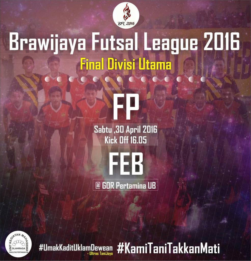 Grand Final #BFL2016 !!! <a href="/fpub_official/">FakultasPertanianUB</a> <a href="/BEMFPUB/">BEM FP UB 2022</a> <a href="/kmhFPUB/">Kemahasiswaan FPUB</a>