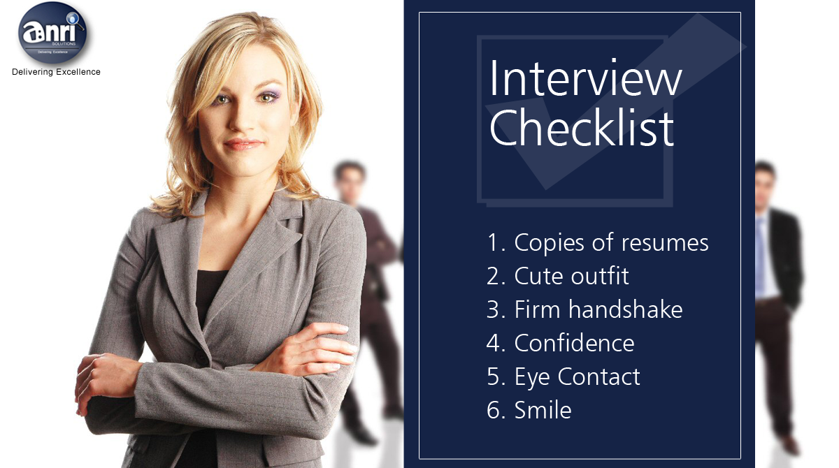 AnriSolutions's tweet image. #InterviewChecklist