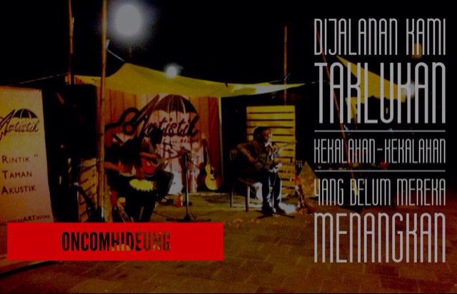 OncomHideung_'s tweet photo. Oncom Hideung ( ceritanya aku musisi )
#bogorevent #musisijalan #musisiindonesia https://t.co/NOKqj0fxjx