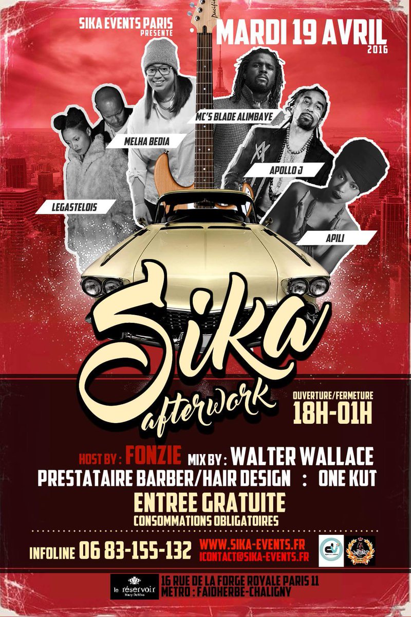 adamasla2's tweet photo. Ct le 19/04 au Réservoir 16 rue de la forge royale. Vraiment bien!!!
#sikaafterwork #sikaeventsparis # https://t.co/x0CCFBmMSe