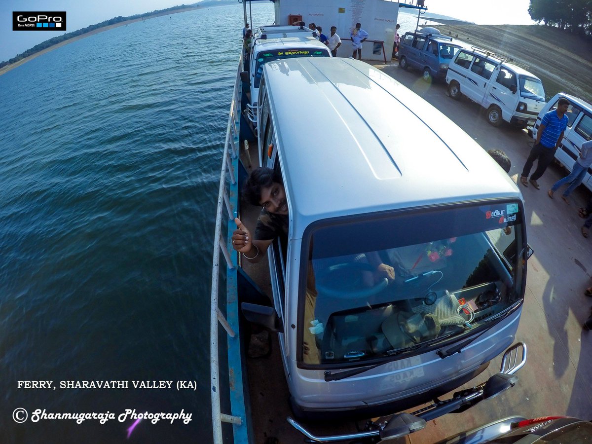 sr_foto's tweet photo. My Omni on ferry
#GoProTours, #goprohero4, #sharavathyvalley,#karnataka https://t.co/66OttGhkQP