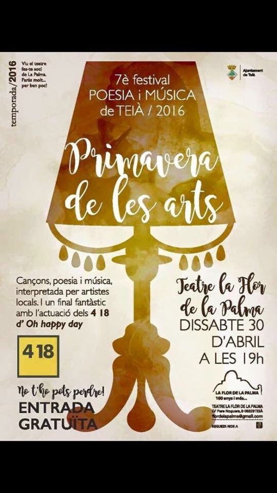 Els418_'s tweet photo. Ni el sol ni la pluja. Ens veiem avui a les 19 h a la palma de Teia #els418 #ohdtv3 @Els418_ https://t.co/xGSJ5gQIgc