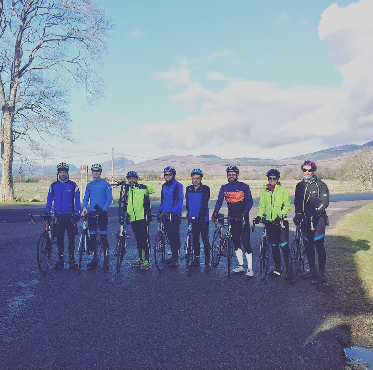 BTP3DOTE_Route1's tweet photo. Route one team setting off! Go Coastbusters! @BTP3DOTE #btp #3dote #cycling #letsgo #charity #scotland https://t.co/EysryBnvsA