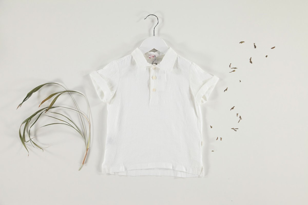 cloudouk's tweet photo. Check out this cool lightweight linen polo shirt :) Perfect for any summer occasion! #cloudokids #ilgufo https://t.co/vQ1RHEMyWk
