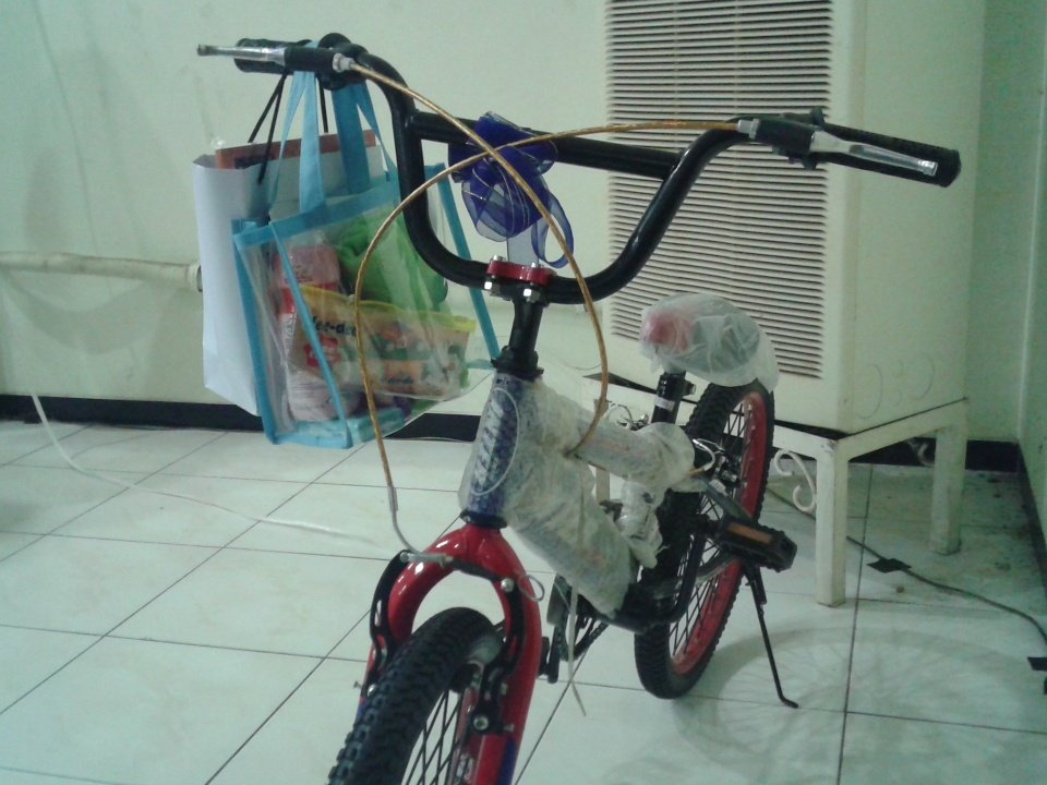 semoga sepedanya bermanfaat ya dek