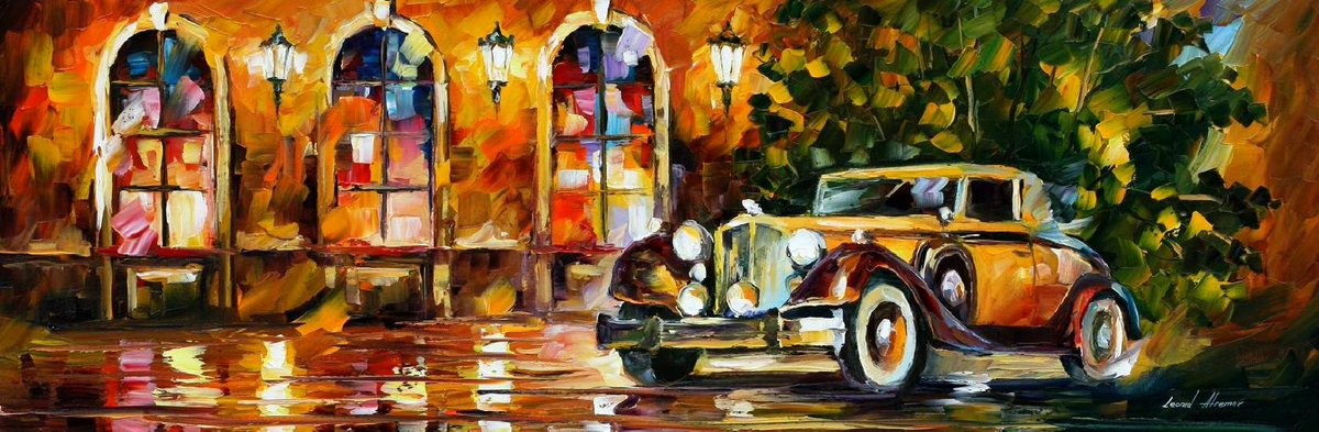 Afremov_Artist's tweet image. 1934 PACKARD - Palette Knife Oil Painting On Canvas By Leonid Afremov bit.ly/1VYQoUF