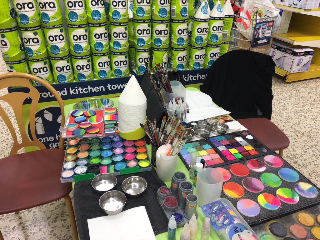 Come and have your face painted at our #CraftyOra event at <a href="/tescosunbury/">Tesco Sunbury Extra</a>!