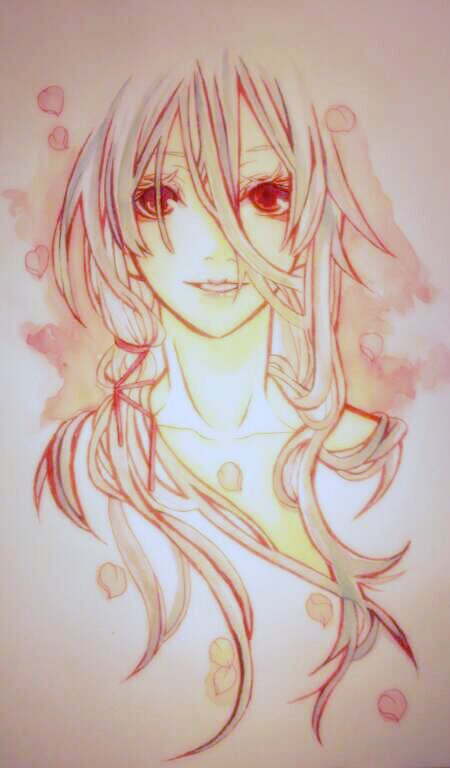 お題『桜吹雪の中に立つ君』
左京さん。髪の毛を重ね塗りできなかった…。

桜に紛れて、会いに行きます。

#剣が君版深夜の真剣お絵描き60分一本勝負