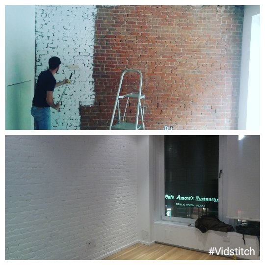 gthehandymanNY's tweet photo. Another project finished!! #painting #NYC #paintedbricks  #homedecor #interiordesign https://t.co/w5pLXJG0oU https://t.co/ONhWspLJoi