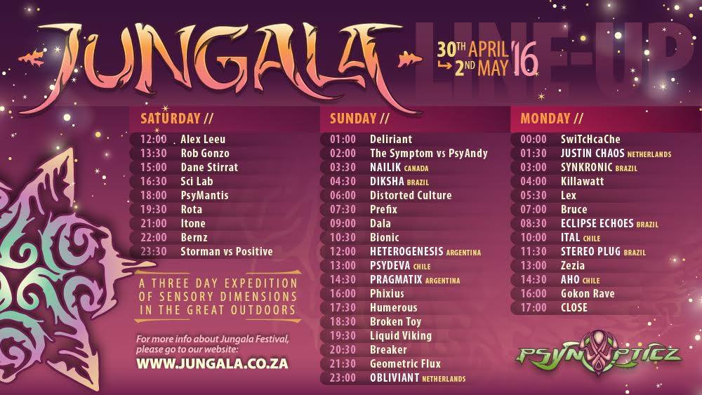 Epic sunday on <a href="/JungalaFestival/">Jungala Festival</a> we will be playing at 13:00.
See you in the dancefloor!