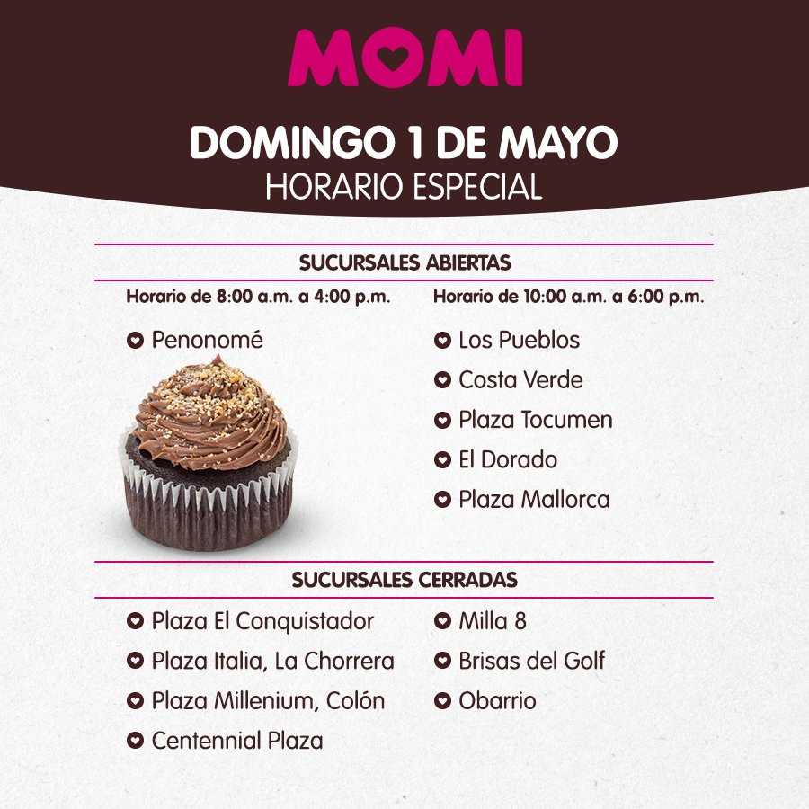 Dulceria Momi No Twitter Por Motivo Del Feriado Del Dia Del