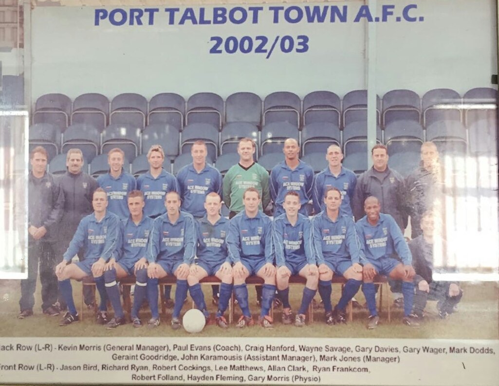 Goody_wales_1's tweet photo. 3 from the right top row. A young Goody there #welshpremier #porttalbottown https://t.co/BA7HdnBUeg