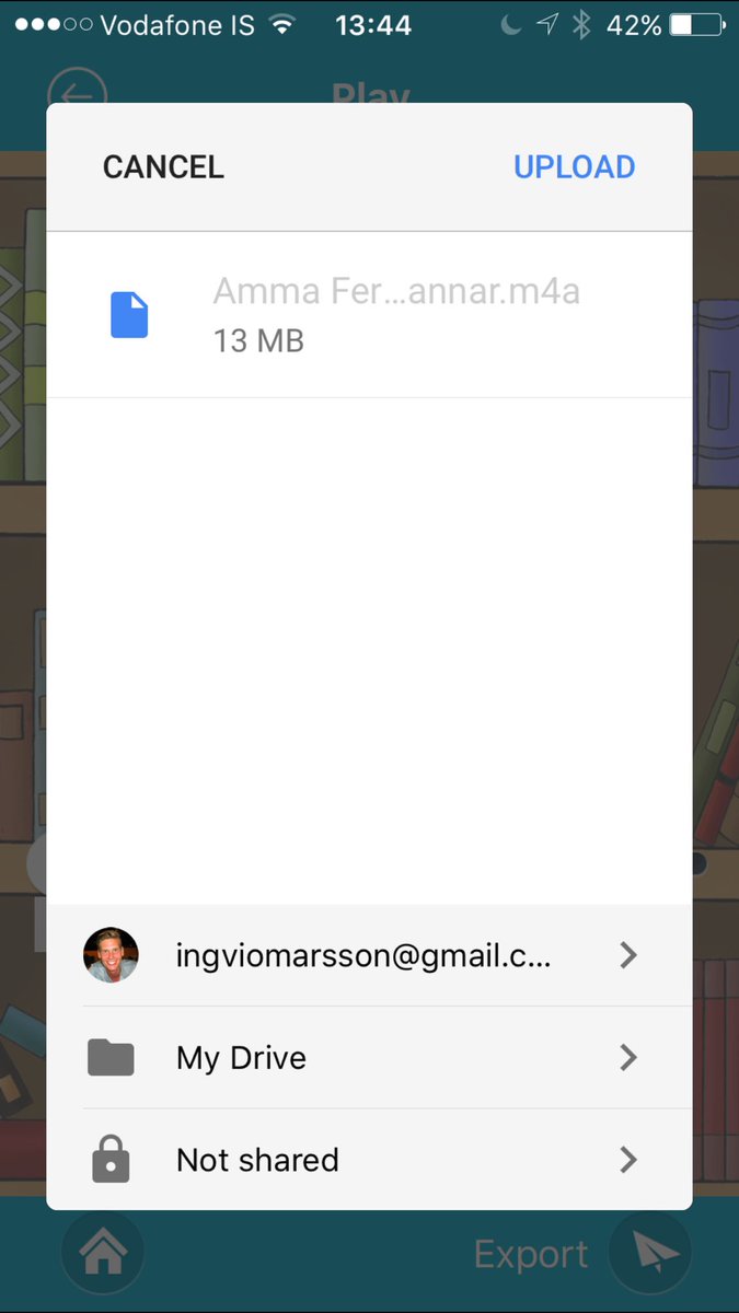 Ný uppfærsla af <a href="/BookRecorder/">Book Recorder App</a> í AppStore í dag. Nú er hægt að vista beint í Google Drive eða Dropbox. #menntaspjall