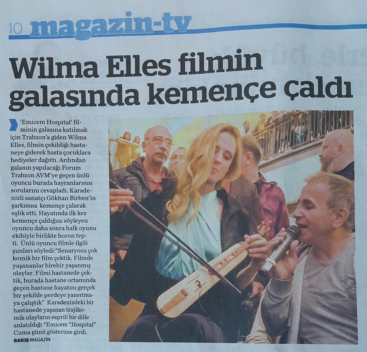 "Emicem Hospital"Yarına Bakış gazetesinde!
#emicemhospital  #sinema #haber  #komedi #sinemalarda #vizyonda