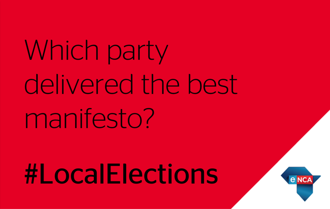 mash_ramu's tweet photo. Which party delivered the best manifesto? | Share your thoughts with @eNCA #ANCManifesto #DAManifesto #EFFManifesto https://t.co/Wt7UaG19x0