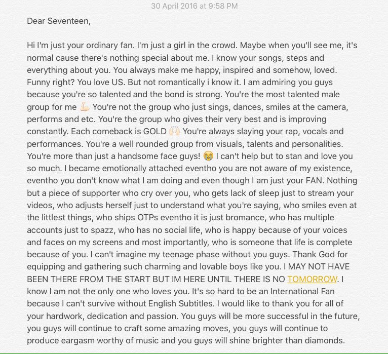 HONGSLAYED's tweet photo. I would just like to tell this to you @pledis_17 💖 #세븐틴 #SEVENTEEN #PrettyU #PrettyU1stwin #CARAT https://t.co/pJFfoK4Xq8