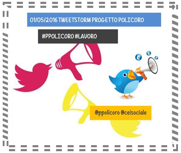 salesociale's tweet image. Pronti per il #tweetstorm di domani per ricordare i traguardi del #ppolicoro #lavoro @CeiSociale @dongiodandrea