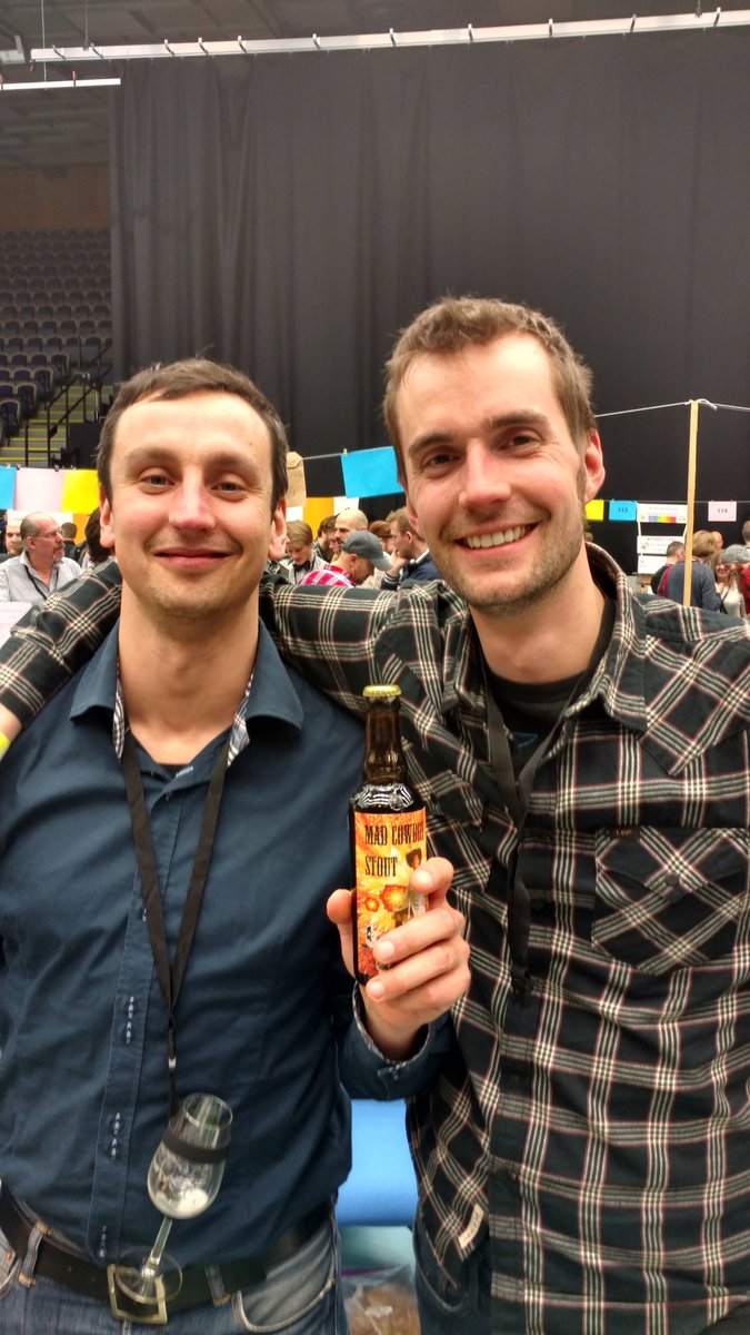 Killarna bakom Mad Cowbouy Stout håller tummarna, snart ska gulden delas ut #ölsm