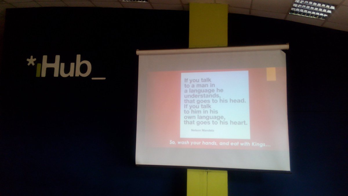 MsajiliMobile's tweet photo. @miriamrahedi its a wrap "Wash your hands and eat with kings" #EntrepreneursForum @iHub https://t.co/CAR1pp63Sc