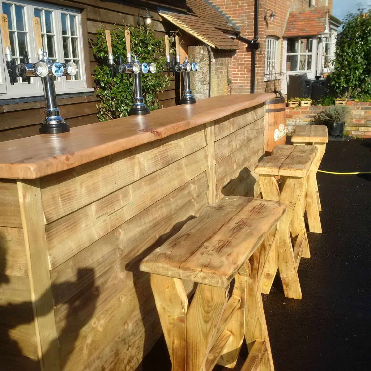 The Sun is shining, as such, the garden bar is open! Come on over.