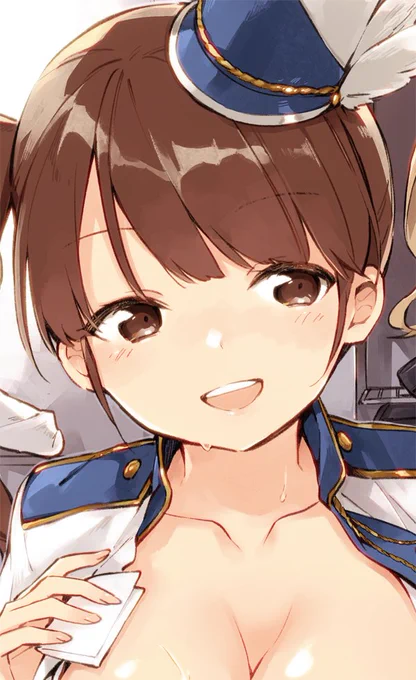 本日発売の電撃萌王6月号に1枚描いてるのでよろしければ〜。テーマは着替え! 